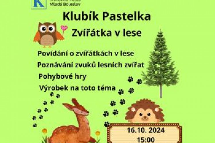 Klubík Pastelka: Zvířátka v lese